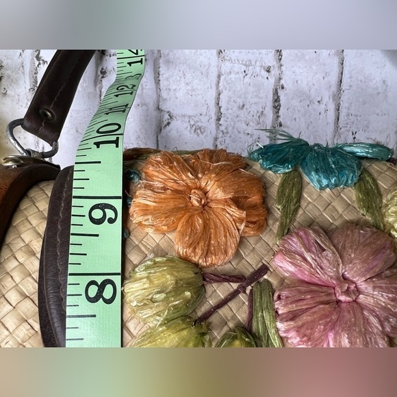 Vintage Hawaiian Monkey Pod Rafia Purse 50’s 60’s - Picture 10 of 12